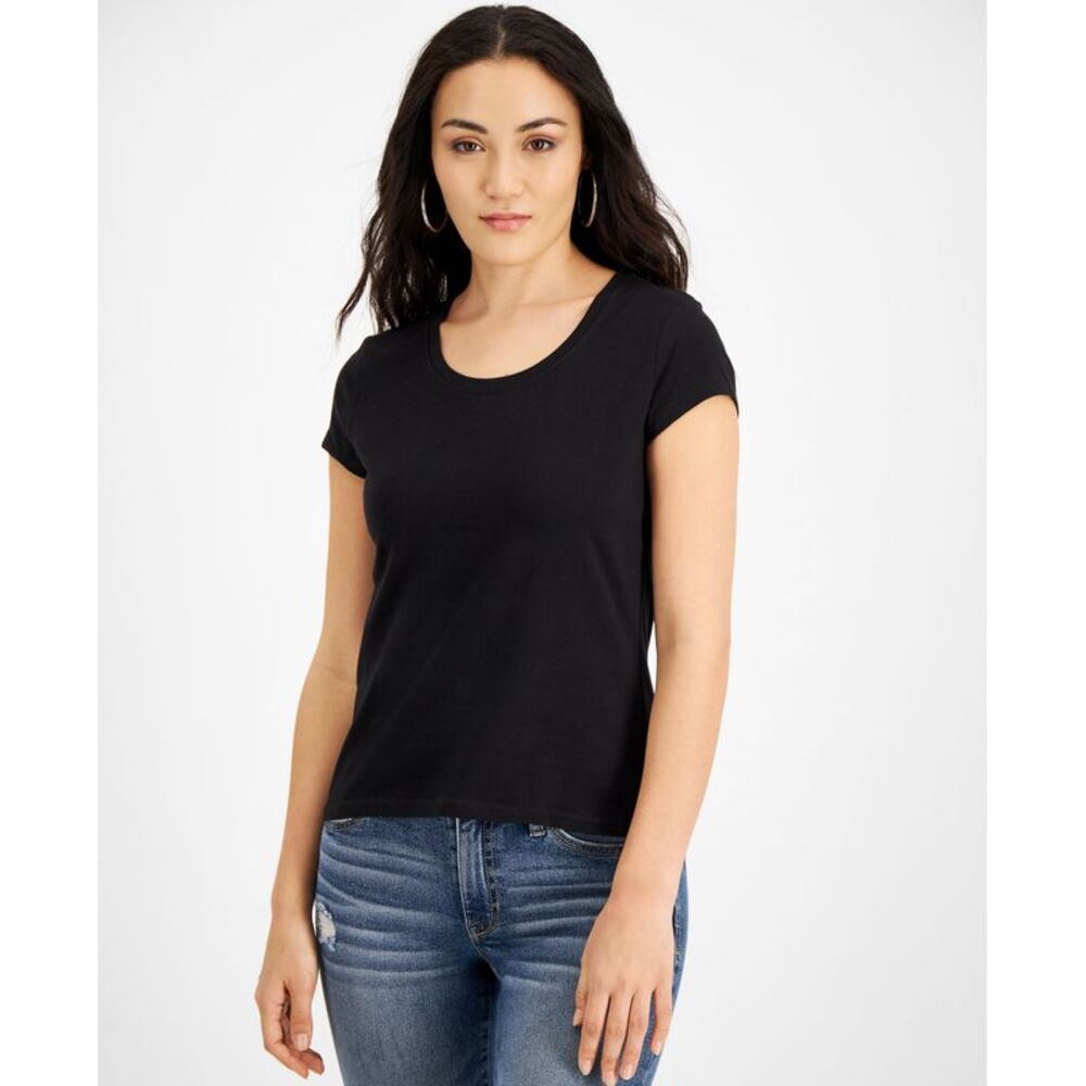 Jamie Layla Petite Scoop Neck Cap Sleeve T-Shirt